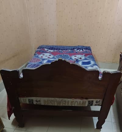 Single bed set (original wood)