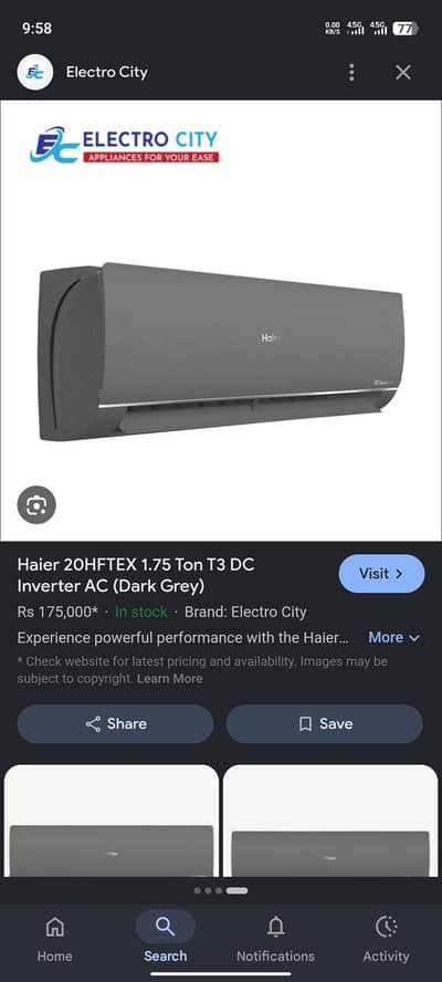 Haier HFTEX 1.75ton