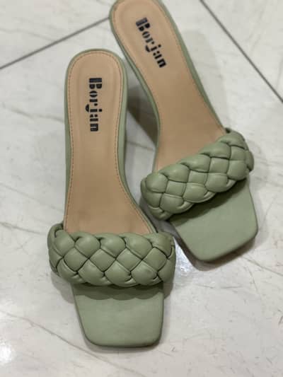 Borjan braided strap heel for sale