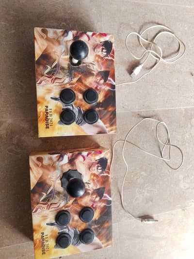Custom Arcade Joystick Controllers (Pair) for PC/Gaming