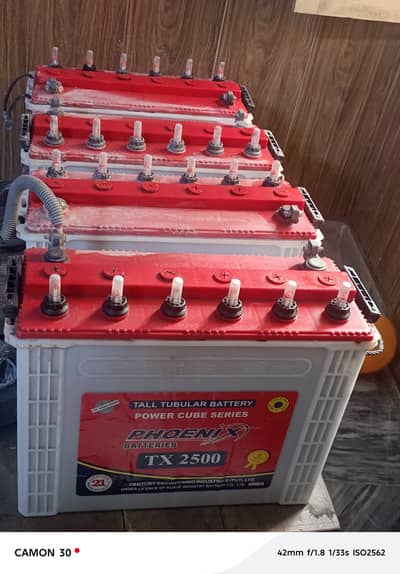 Phonex batteries 2500AH