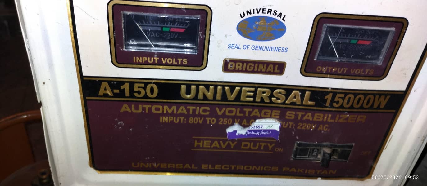 Automatic voltage stabilizer 0