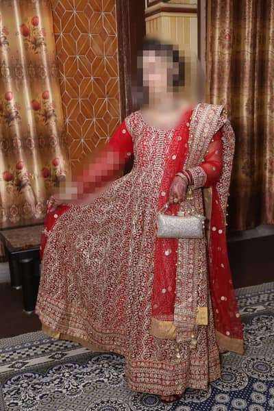 Wedding Bridal Dress – Heavy Handwork, One-Time Use
