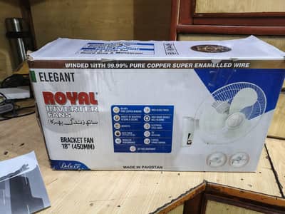 Royal Fan 18" New Motor