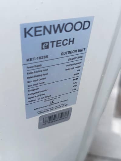 Kenwood inverter 1.5 new condition