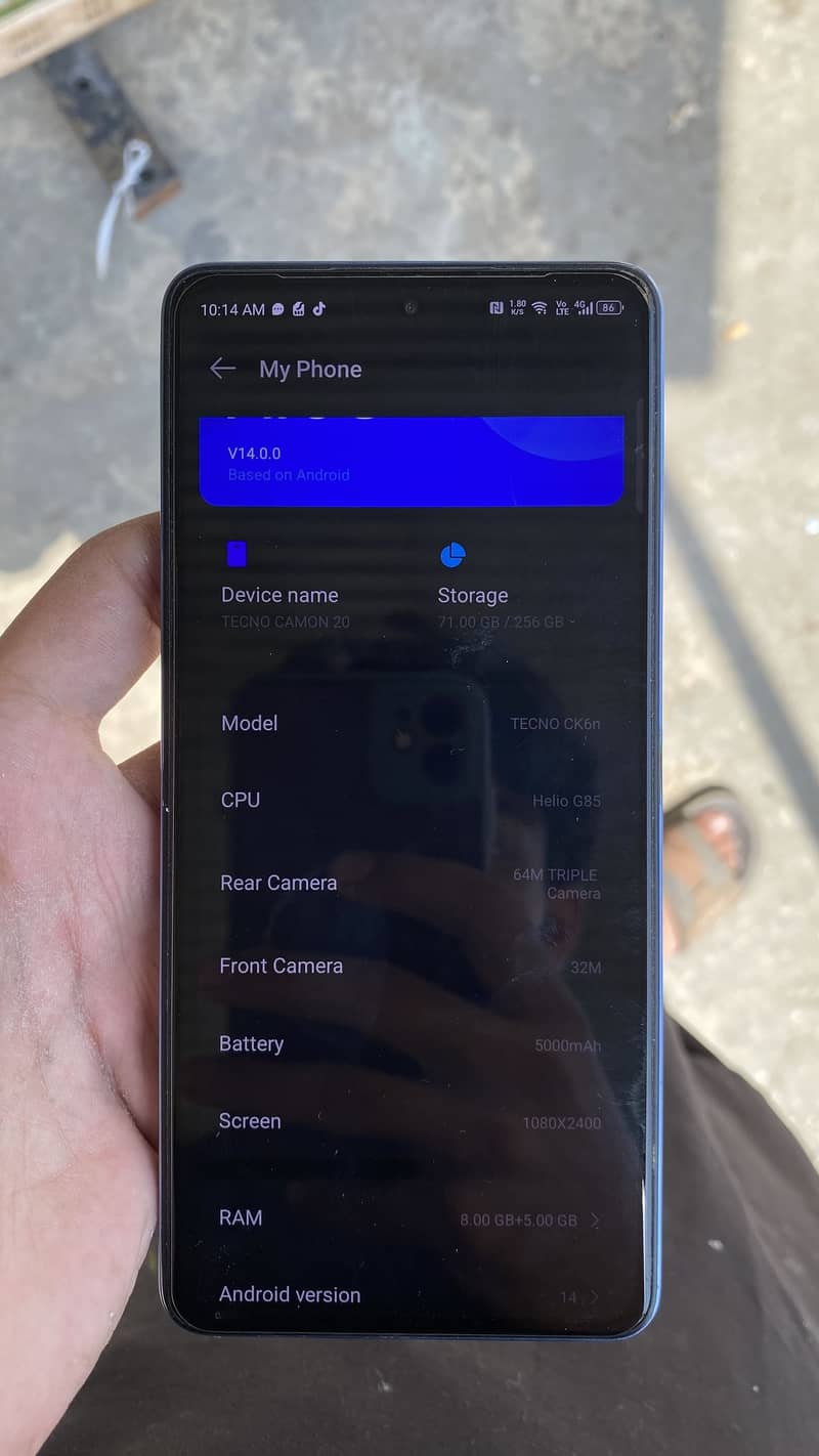 Tecno CAMON 20 7