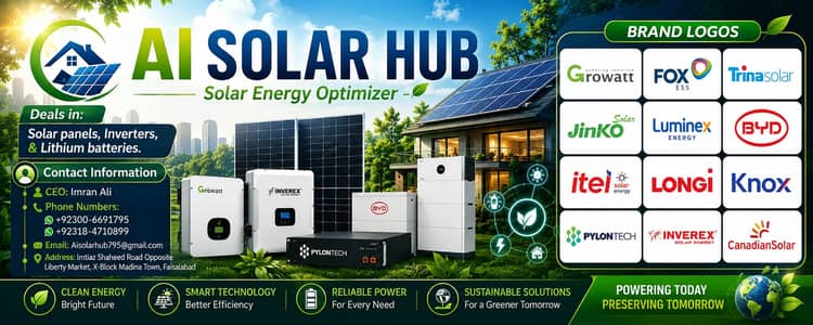 Solar Panel | Solar Inverter | Solar Plates | AI Solar Hub | Lithium
