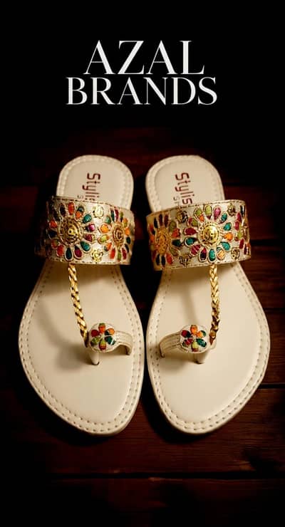 Premium Quality kolhapuri chapal or embroidery Handmade Khussa
