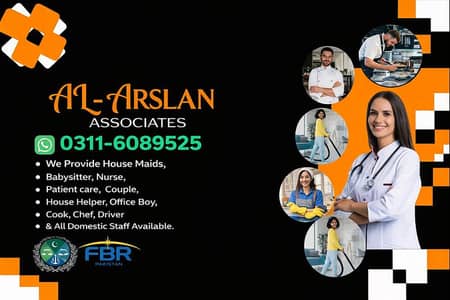 Maids / House Maids / cook / House chef Baby Sitter maid available etc