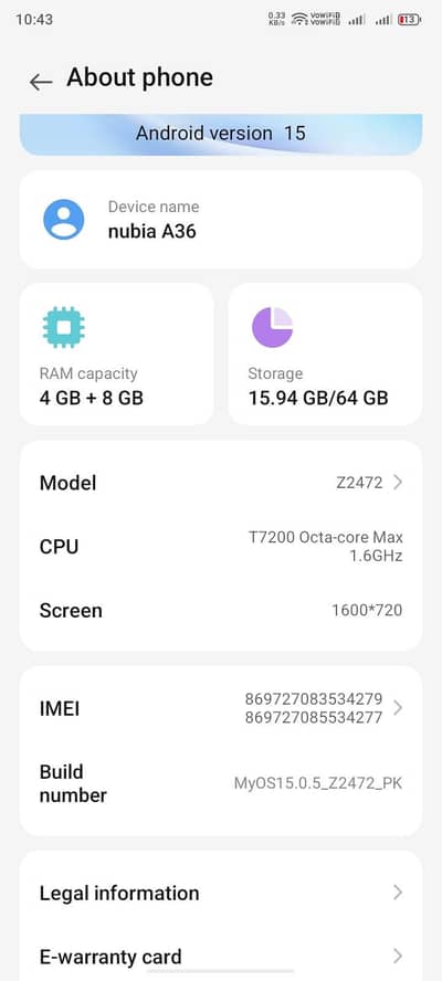4 month used 8 month warranty