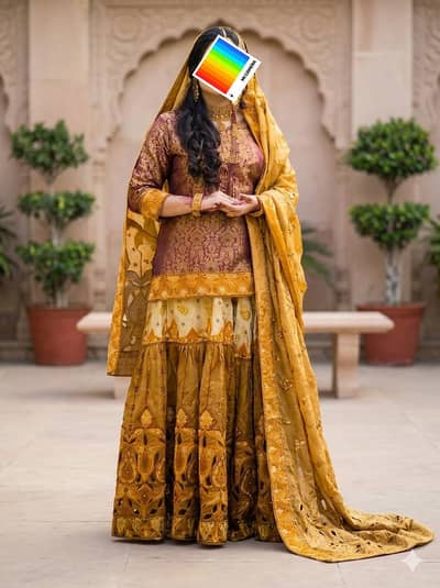 bridal lehenga only 1 time used