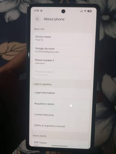 Google Pixel 7a