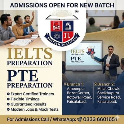 IELTS TRAINING/PTE TRAINING/GERMAN/KOREAN/ITALIAN/CHINES LENGUAGE