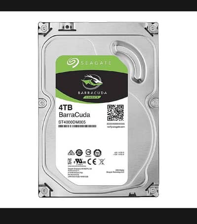 4TB Harddisk For NVR,DVR. PC For Sale 10/10 Health 100%