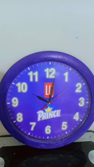 Telenor 4G and prince wall clocks. Good Condition.