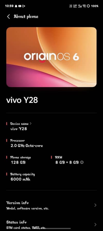 Vivo Y28