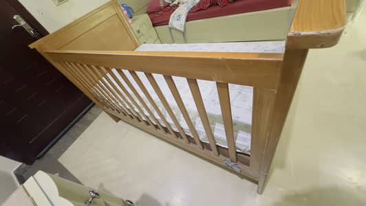 Wooden Baby Cot / Kids Bed for Sale – Lahore