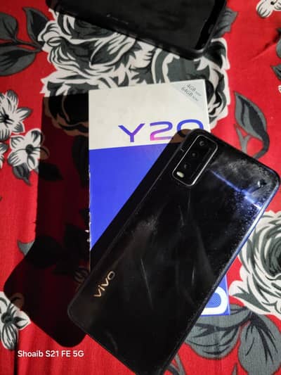 vivo y20 4/64 with Box Charger 10/9