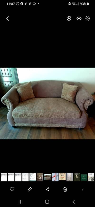 two seater  bedroom  sofa