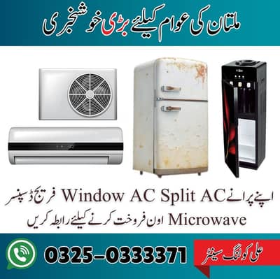 Old Split AC Window AC Inverter AC Fridge