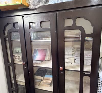 Elegant Wooden Showcase Premium Wooden Display Cabinet Stylish Wooden