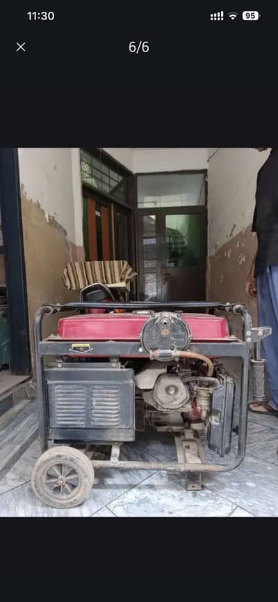 Loncin Generator 6KV urgent sale petrol & gas