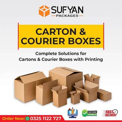 Carton, Pizza, Shoe & E-Commerce Boxes