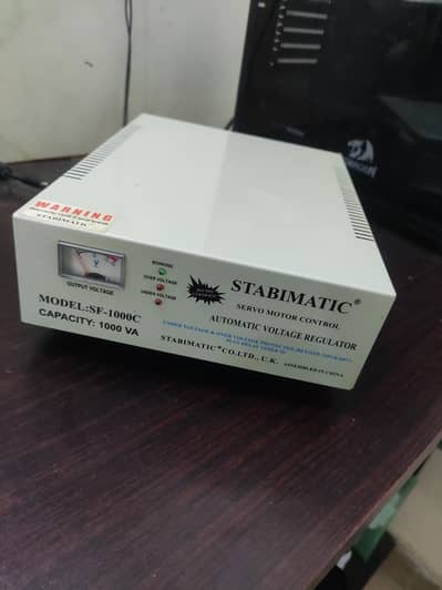 Stabimatic servo motor control 1000Vac Automatic voltage regulator