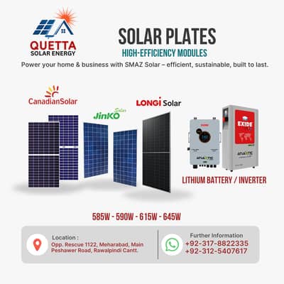 Solar Plates, Solar Panel, Solar Systems, Inverter, lithium battery