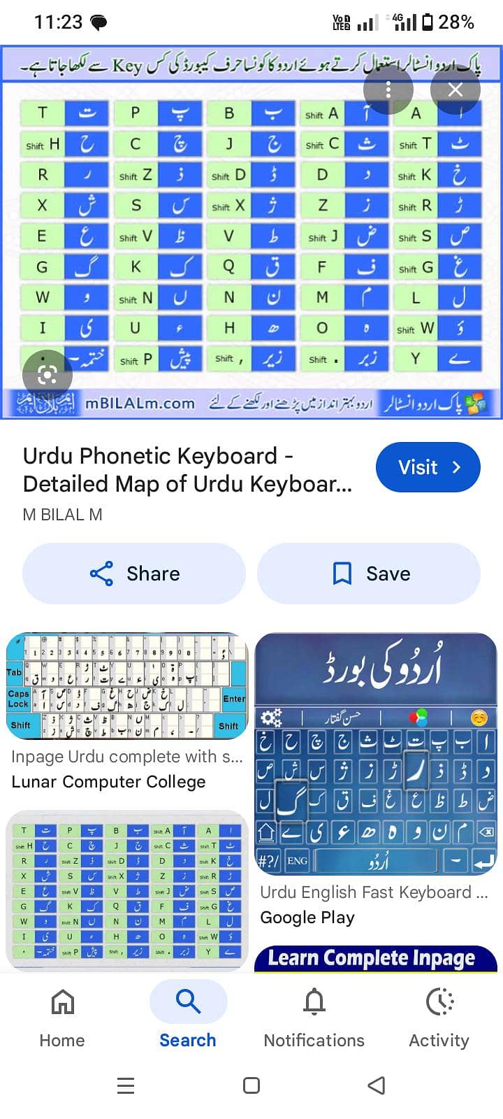 Urdu assignment work were 0