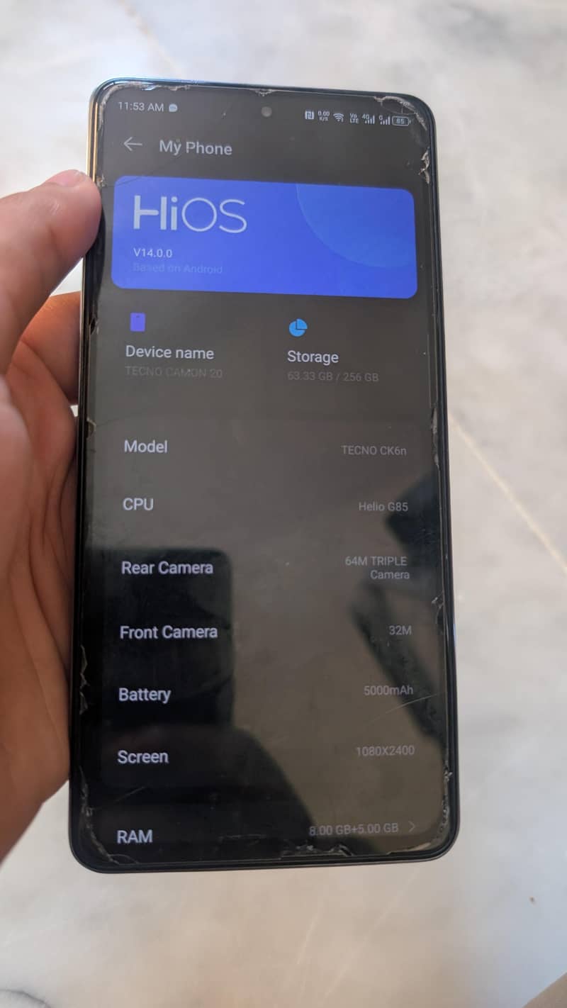 Tecno CAMON 20 4