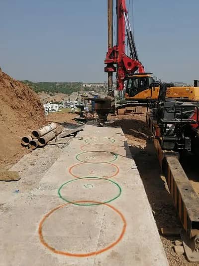 Anchoring,Piling,Shotcreting,Soil Nailing,Pile Load Test Construction