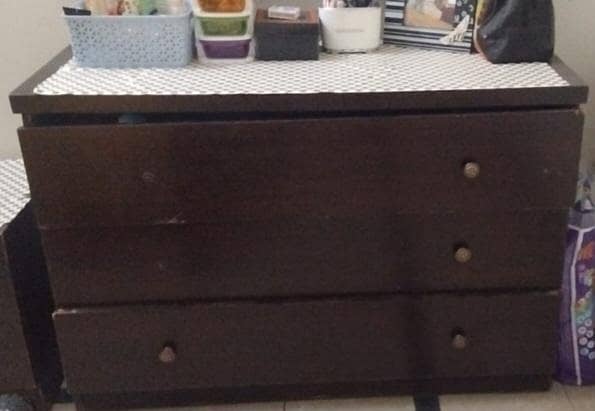 Dark brown bed set 2