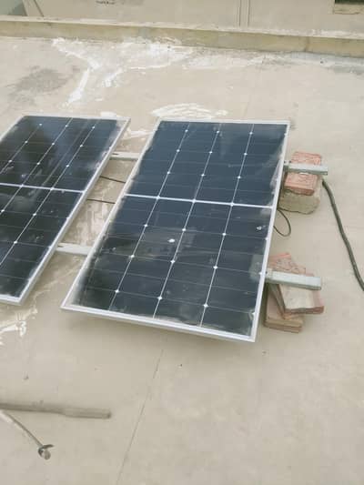 solar panel and setup
