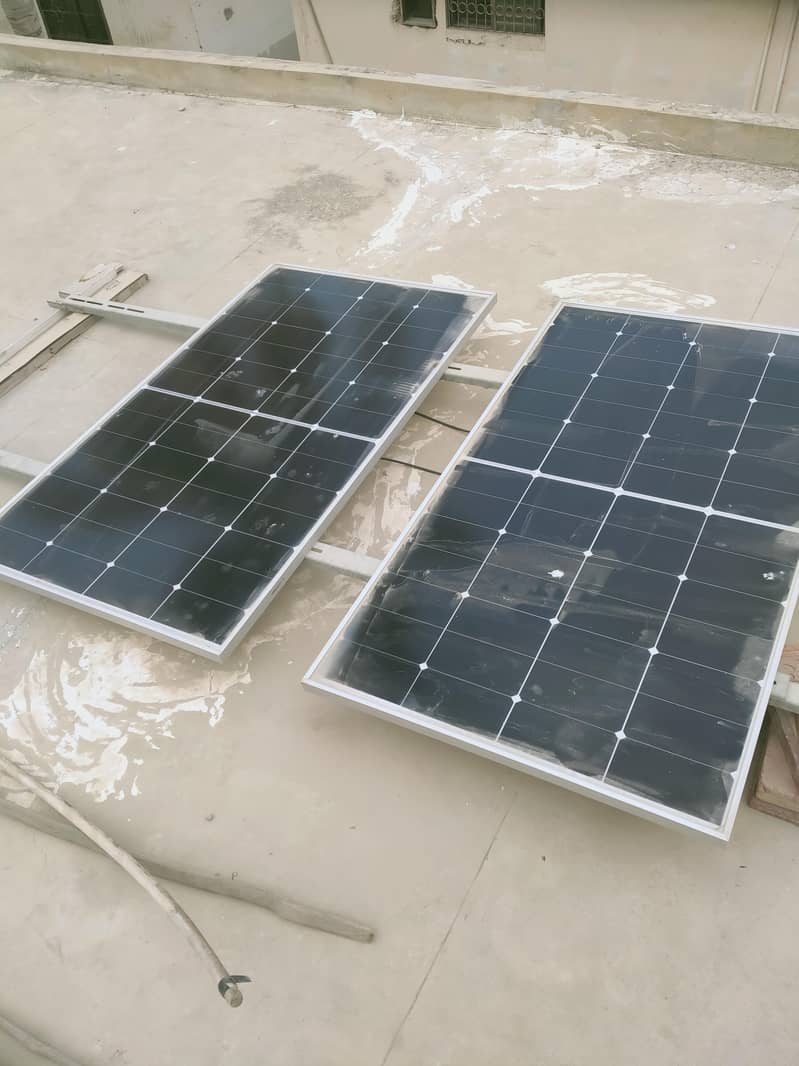 solar panel and setup 1