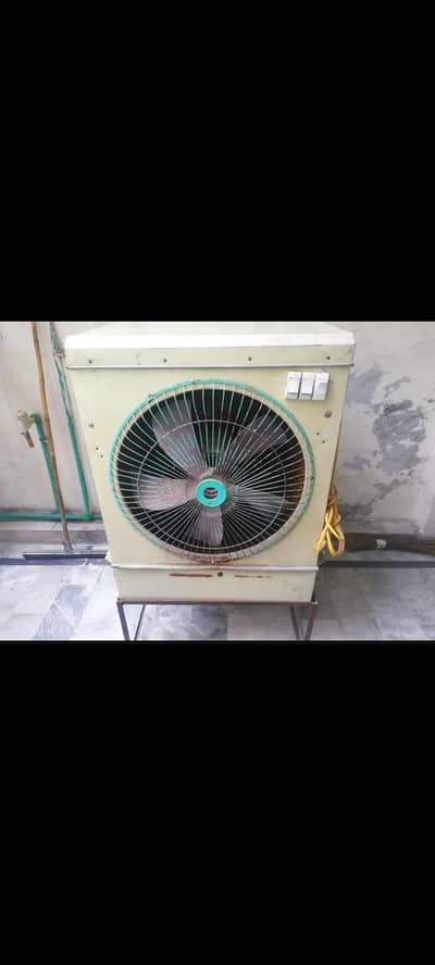 Air cooler with iron stand