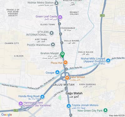2 Marla Non Corner Commercial Plot for Sale on Ferozpur Road Prime Location Opposite Metro Station