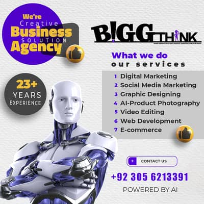Branding ,Marketing, Graphic Design & Web Development 23+Years Experts