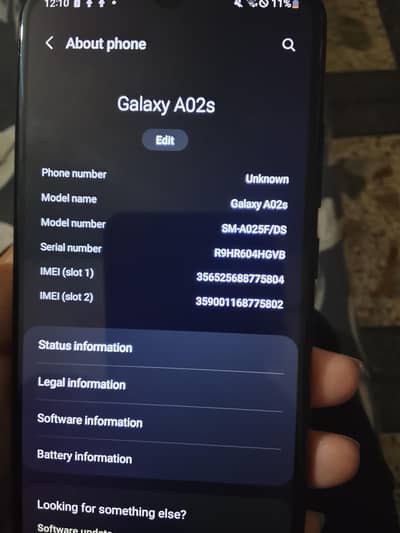 Samsung Mobile A02s