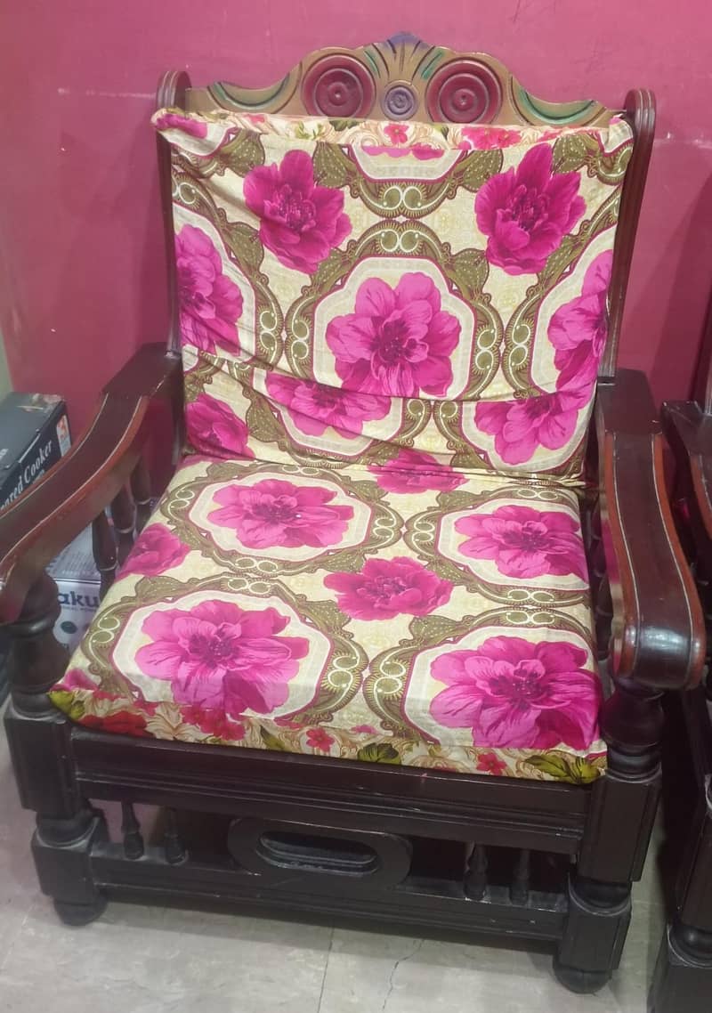 solid wood Sofa set and UV Table 2