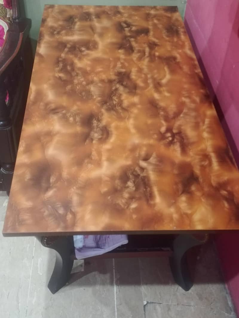 solid wood Sofa set and UV Table 5