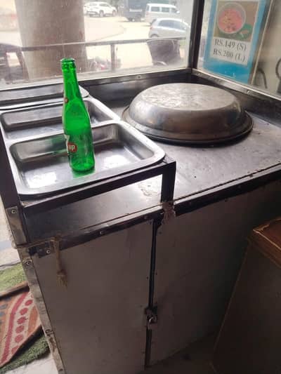 Steel counter 3Dish