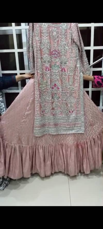 Designer heavy Shirt with Lehenga for Wedding/Functions (Worn Once)