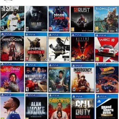 All ps4 and ps5 games available at cheap price