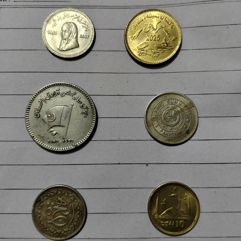 6 commorative coin set 0