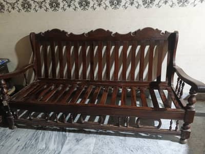 woden sofa