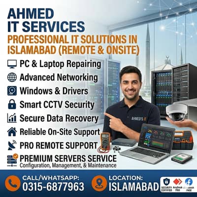 Professional IT Solutions - Laptop Repair, Server, Networking & CCTV