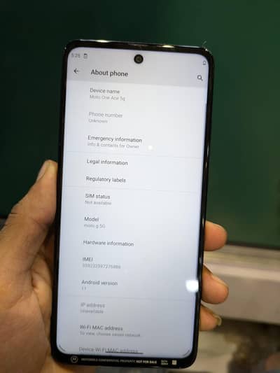 Motorola One 5G Ace 4GB RAM 64GB PTA Approved | Dual Physical