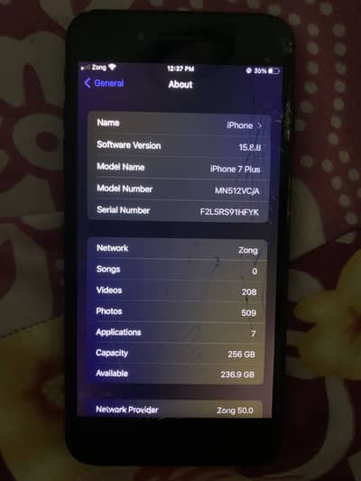 Apple iPhone 7 Plus 256 GB PTA Approved