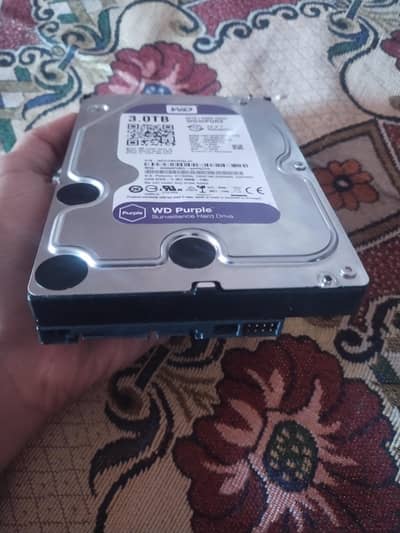 affordable price WD Purple 3TB Hard Drive For gaming PC | 100% Health